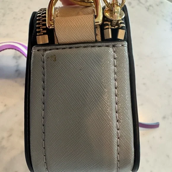Marc Jacobs Snapshot Camera Bag Authentic white/gray/purple/cream